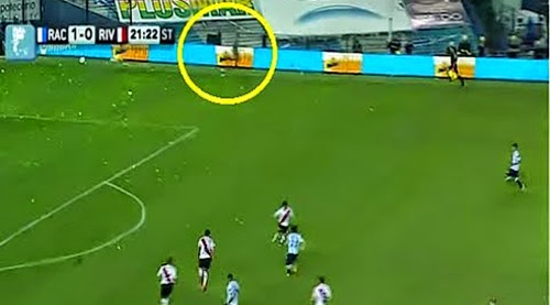 شبح يداهم مباراة بالدوري الأرجنتيني