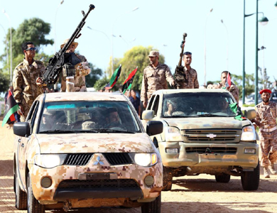 مواجهات عنيفة بين مجموعات مسلحة في بنغازي