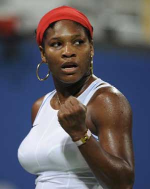 سيرينا وليامز ونادال يحتفظون بصدارة التصنيف العالمي للاعبي التنس المحترفين