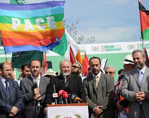 استعدادات بتركيا لقافلتين لغزة 