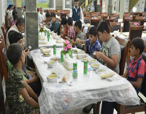 افطار رمضاني للايتام في عبين عبلين