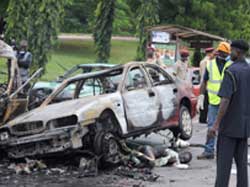 انفجارات خلال استعراض عسكري بمناسبة احتفالات نيجيريا بعيد الاستقلال 