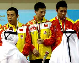 الصين بطلة العالم لتنس الطاولة    