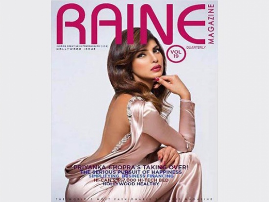 بريانكا شوبرا مثيرة على غلاف مجلة "Raine" بريانكا شوبرا مثيرة على غلاف مجلة "Raine"