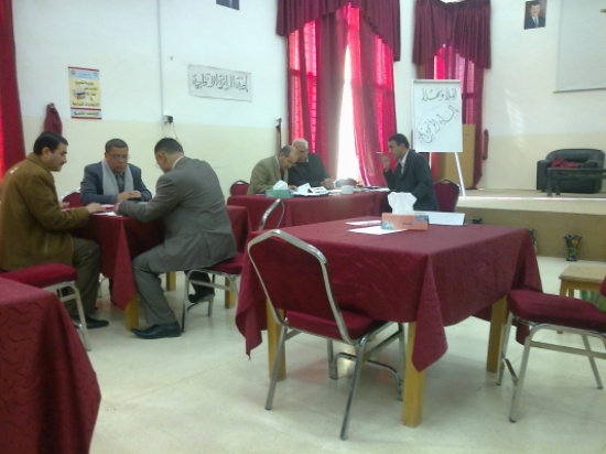 سقوط " سقالة " في قاعة الفرز الرئيسي بجرش تحدث اضرارا مادية