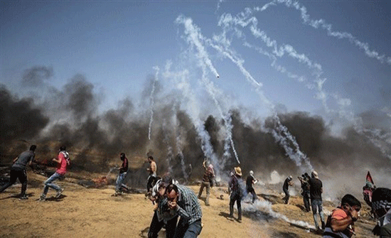 اصابة 30 طالباً فلسطينياً بحالات اختناق جراء اعتداءات الاحتلال اصابة 30 طالباً فلسطينياً بحالات اختناق جراء اعتداءات الاحتلال