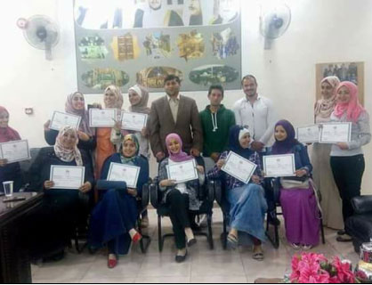 تخريج دورة اصدقاء الشرطة لطلبة كلية الاميرة رحمة الجامعية