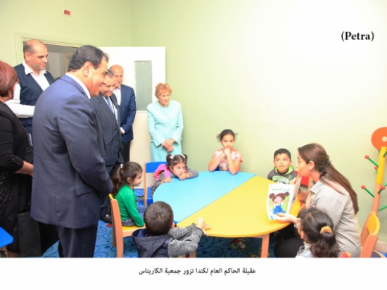 عقيلة الحاكم العام لكندا تزور جمعية الكاريتاس