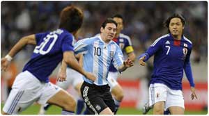 فوز تاريخي لليابان على الأرجنتين