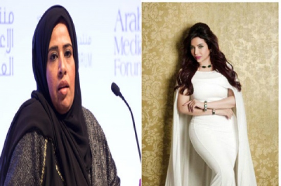 إعلامية إماراتية تشن هجومًا على لجين عمران وتشببها بـ القرضاوي