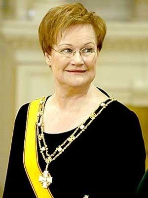 وصول رئيسة جمهورية فنلندا الى المملكة  