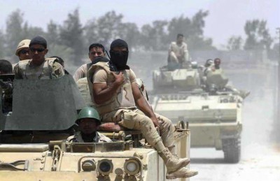 الجيش المصري يعلن ضبط كميات كبيرة من المتفجرات في سيناء