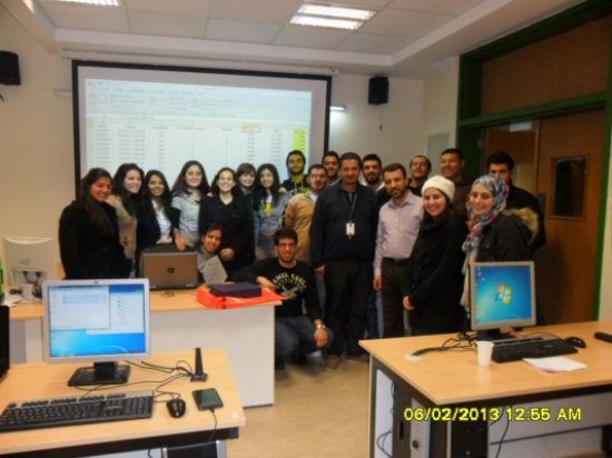 دورة في مهارات المايكروسوفت إكسل لطلبة الجامعة الألمانية الأردنية