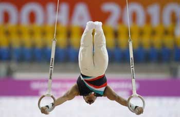 وفد اتحاد الجمباز يغادر الى هولندا للمشاركة ببطولة العالم الدولية