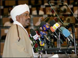 البشير يتمسك بوحدة السودان