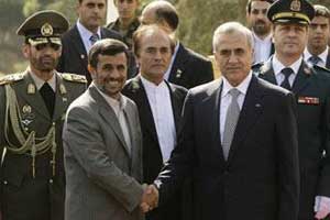 نجاد من لبنان: ندعم المقاومة ونرفض التدخل الاجنبي بمنطقتنا 