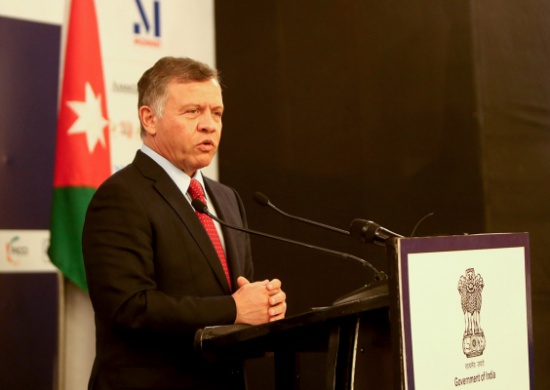 الملك يحضر جانبا من فعاليات منتدى الأعمال الأردني الهندي