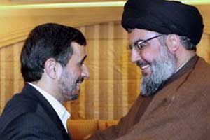 نصر الله في حضور أحمدي نجاد: لا مشروع إيراني في المنطقة 