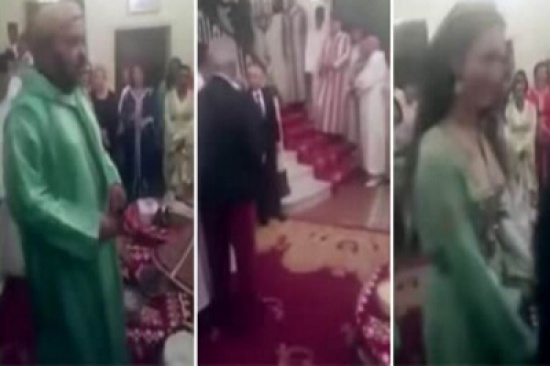 ملك المغرب يحضر حفل زواج.. شاهد ردة فعل الحاضرين!