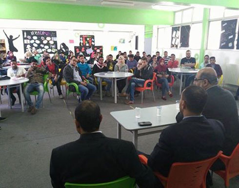 العشرات يعتصمون في "آل البيت" احتجاجاً على استمرار أزمة المواصلات