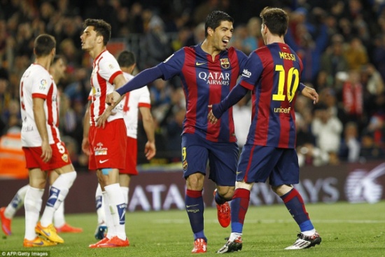 بالفيديو: برشلونة يعزز صدارته لليغا برباعية في ألميريا بالفيديو: برشلونة يعزز صدارته لليغا برباعية في ألميريا
