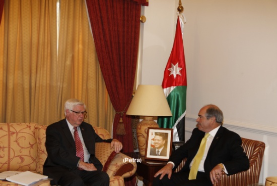 الملقي يستقبل وفدا من الكونجرس الامريكي