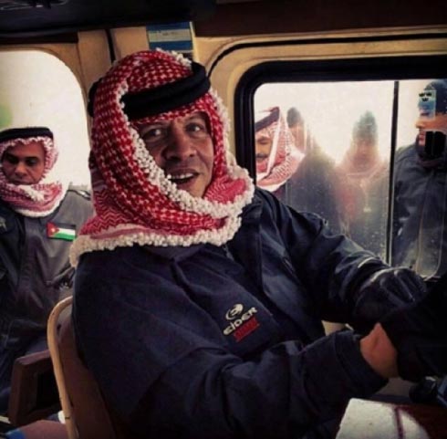 الملك في عجلون لمتابعة جهود مساعدة المواطنين الملك في عجلون لمتابعة جهود مساعدة المواطنين