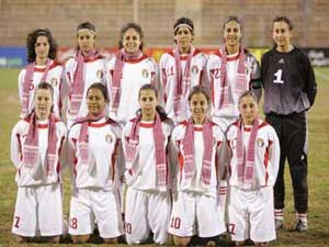 منتخبنا النسوي يفوز على البحرين ويصعد لنهائي البطولة العربية 