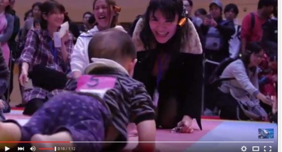 شاهد:مسابقة حبو للأطفال