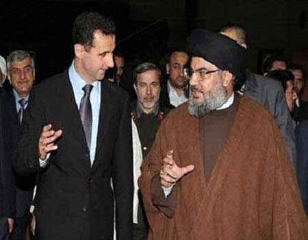 نظام الأسد و"حزب الله" يساندان حليفهما بمئات المقاتلين والأسلحة الثقيلة نظام الأسد و"حزب الله" يساندان حليفهما بمئات المقاتلين والأسلحة الثقيلة