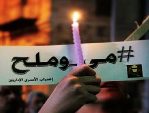 وقفة نسوية في غزة للتضامن مع الاسرى المضربين في سجون الاحتلال وقفة نسوية في غزة للتضامن مع الاسرى المضربين في سجون الاحتلال