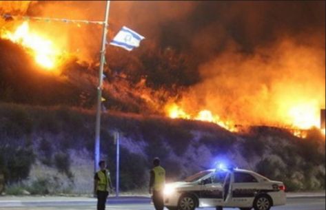 ''إسرائيل'' تحترق  - فيديو