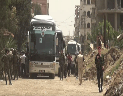 جنوب دمشق.. إجلاء تنظيم الدولة بخسائر كبيرة للنظام