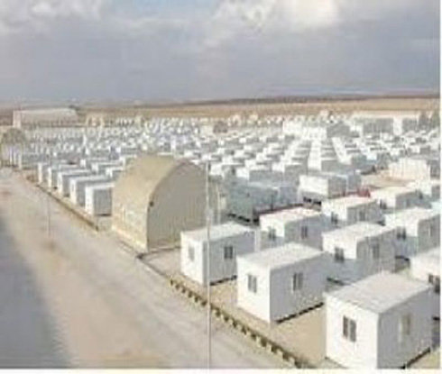 الشيخ حمدان بن زايد يدشن المرحلة الثانية في المخيم الاماراتي الاردني