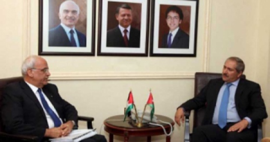 جوده يستقبل عريقات