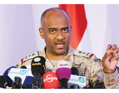 عسيري يعلن نقل العمليات العسكرية للتحالف من عدن إلى تعز عسيري يعلن نقل العمليات العسكرية للتحالف من عدن إلى تعز