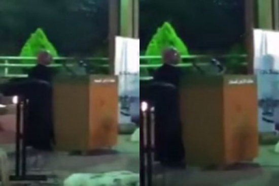 شاهد..  كاهن يؤذن ليفطر المسلمون في لبنان