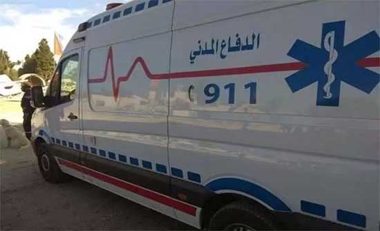 اصابة عامل وافد بسقوط حجر بناء عليه في العقبة اصابة عامل وافد بسقوط حجر بناء عليه في العقبة