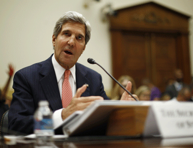 كيري: 10 دول تعهدت بالمشاركة في تدخل أمريكي في سوريا