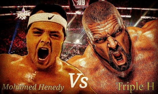 محمد هنيدي يتحدى “Triple H” على نزال مصارعة في ابوظبي.. و الأخير يقبل التحدي! محمد هنيدي يتحدى “Triple H” على نزال مصارعة في ابوظبي.. و الأخير يقبل التحدي!