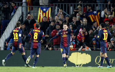 برشلونة يستهل 2013 بانتصار عريض في الديربي (فيديو) برشلونة يستهل 2013 بانتصار عريض في الديربي (فيديو)