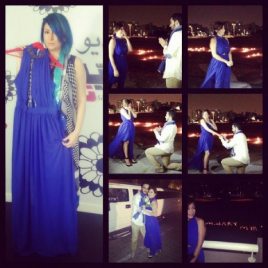 ديمة بياعة تتبرع بفستانها لأطفال غزة.. بالصور