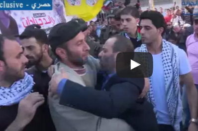بالفيديو: خطبة شهيد فلسطيني على شهيدة فلسطينية بالفيديو: خطبة شهيد فلسطيني على شهيدة فلسطينية