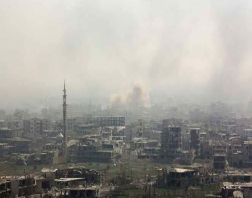 آلاف المقاتلين يغادرون عربين السورية إلى إدلب