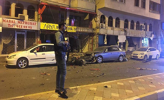 انفجار وسط إسكندرون جنوبي تركيا انفجار وسط إسكندرون جنوبي تركيا