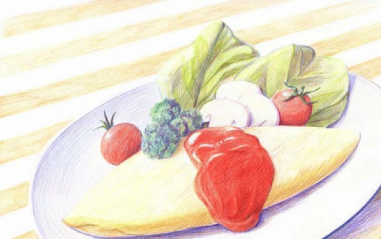 رسم الطعام يحسن المزاج رسم الطعام يحسن المزاج