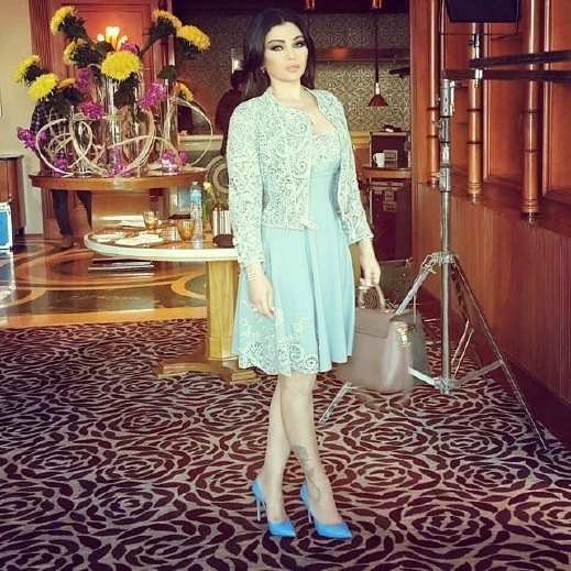 النجمة هيفاء وهبي مستمرة بتصوير مسلسل "مريم"..صور