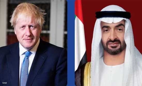 محمد بن زايد ورئيس وزراء بريطانيا يبحثان سبل الشراكة محمد بن زايد ورئيس وزراء بريطانيا يبحثان سبل الشراكة