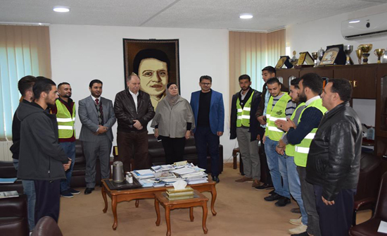 رئيس جامعة إربد الأهلية يستقبل وفداً من مؤسسة محافظتي التطوعية