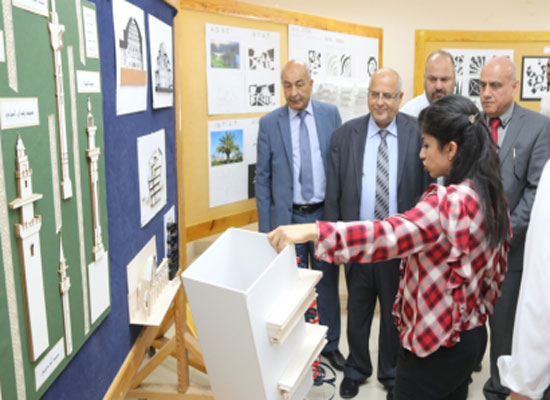 معرض لطلبة الهندسة العمارة بجامعة الزرقاء